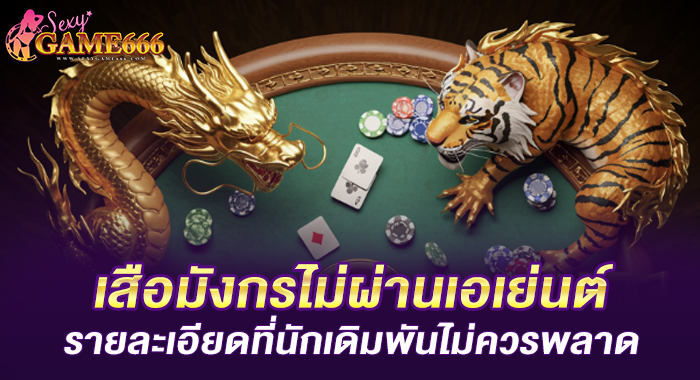 เสือมังกรไม่ผ่านเอเย่นต์ รายละเอียดที่นักเดิมพันไม่ควรพลาด